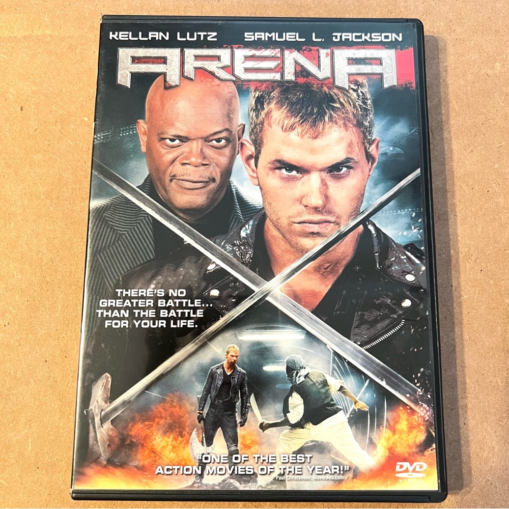 DVD Movie - ARENA - Samuel L Jackson - Kellan‎ Lutz - Action Epic Film